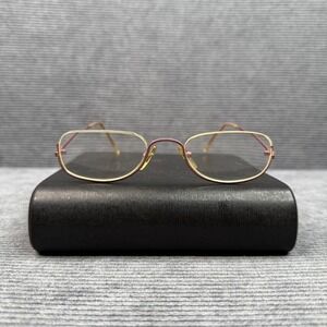 Anne Klein Rainbow Jasmine Y2k Eyeglasses Frames Italy 50/21 030 Rose Gold Oval
